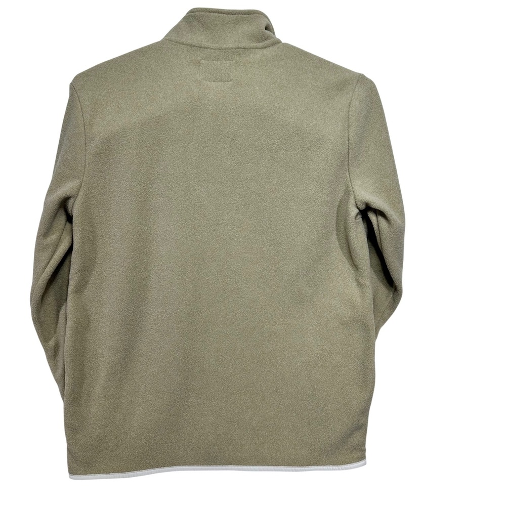 Goodfellow & Co Mens Tan Fleece Quarter Zip Pullover Mock Neck Jacket Size M NEW - Picture 4 of 8